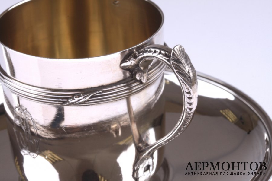 Кофейный набор Henin et Cie. Серебро 950. Франция