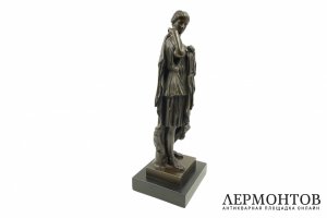 Скульптура Диана Габийская. Франция, отливка 2 половины 20 века. Бронза, литье.