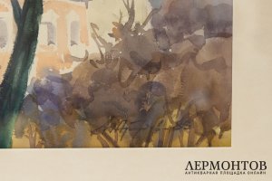 Акварель. Россия, 1983 г. Худ. Ю.Арбузов. Бумага, акварель