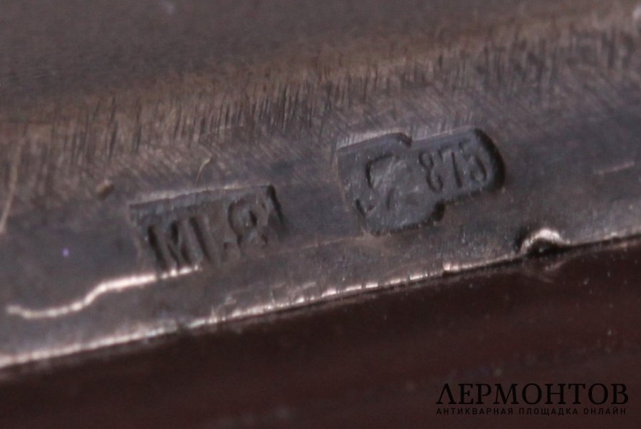 Блокнот настольный с ручкой. Серебро 875. СССР, 1927-1955 гг.