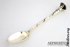 Ложка для медикаментов XIX век. Серебро 950. Франция