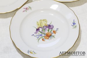 Столовый сервиз Мейсен. Фарфор, роспись. Германия, пер. пол. XX в.