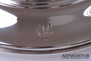 Большое блюдо для овощей. Серебро 950 пробы. Франция