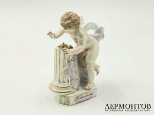 Статуэтка Амур. Германия, Meissen, 1 пол. 20 века. Фарфор, роспись.