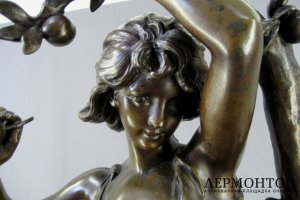 Скульптура Мирей. Бронза. Франция, Hippolyte Francois Moreau. 