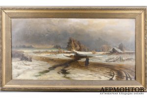 Босенко Е. Копия картины Ф. Васильева. 1900-1920е гг. Холст, масло.
