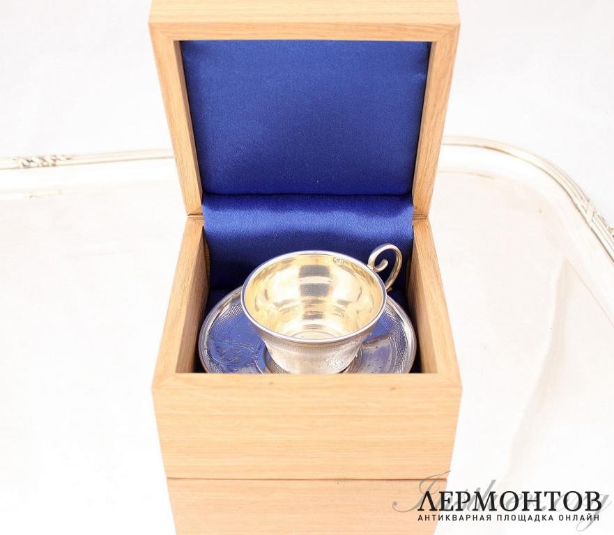Кофейная пара Collet. Серебро 950