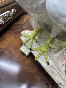 Скульптура «Домашний петух». Фарфор, роспись, Meissen, скульптор И. И. Кендлер, Германия, 1924–1934 годы
