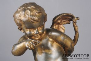 Скульптура Амур. Франция, Париж, автор модели Rougelet, кон. 19 в. Бронза.