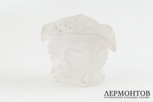 Пресс-папье Medusa Lumiere White 2 шт. Германия, фирма Rosenthal, Versace, 2000 гг.