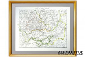 1861г. Европейская Россия по Штилеру. Юг.