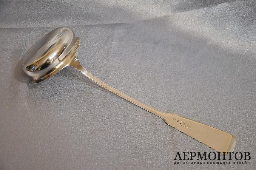 Половник Werner&Son. Серебро 84. Российская империя