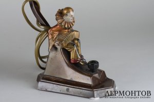 Лампы парные в стиле ар-деко. Бронза. Австрия, первая треть 20 века.
