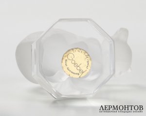Статуэтка «Медведь». Матовое стекло, Goebel, Германия, 1980-е годы