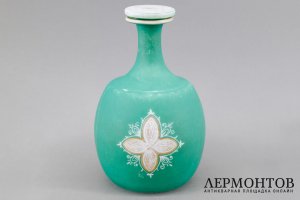 Штоф, графин с античной сценой. Стекло, роспись. Европа, 1860-70е гг.