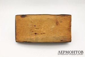 Промокашка из письменного набора Медведь. Россия, 19 век. Бронза, сланец.