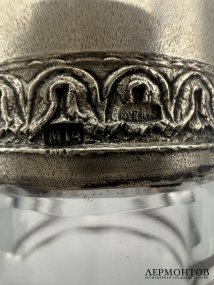 Штоф. Хрусталь, серебро 875 пробы, СССР, 2-я половина 20 века