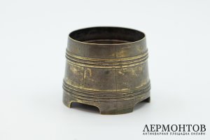 Ушат в русском стиле. Россия, фирма Norblin  Co, 1890 - 1914 гг. Бронза.