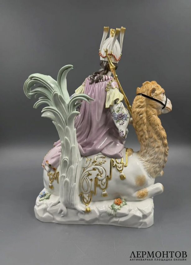 Скульптура «Азия» («Четыре континента»). Фарфор, Meissen, И. И. Кендлер, Германия