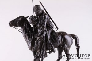 Скульптура Прощание казака с казачкой. Бронза. Россия,1880 гг, По модели Грачева.