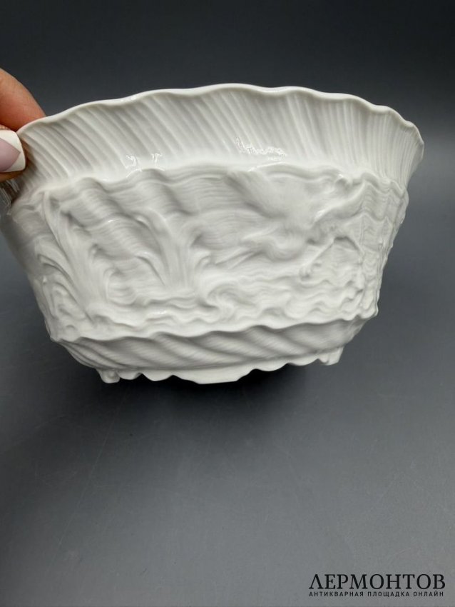 Салатник из «Лебединого сервиза», 18,5 см. Фарфор, Meissen, Германия