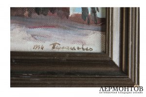 Картина. Петровский монастырь. Москва.1995-1996 гг.  В.И. Переяславец. Холст, масло.