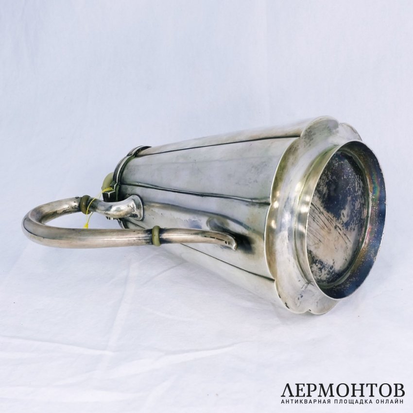 Кофейник.  Зверев. Серебро 84. Российская империя