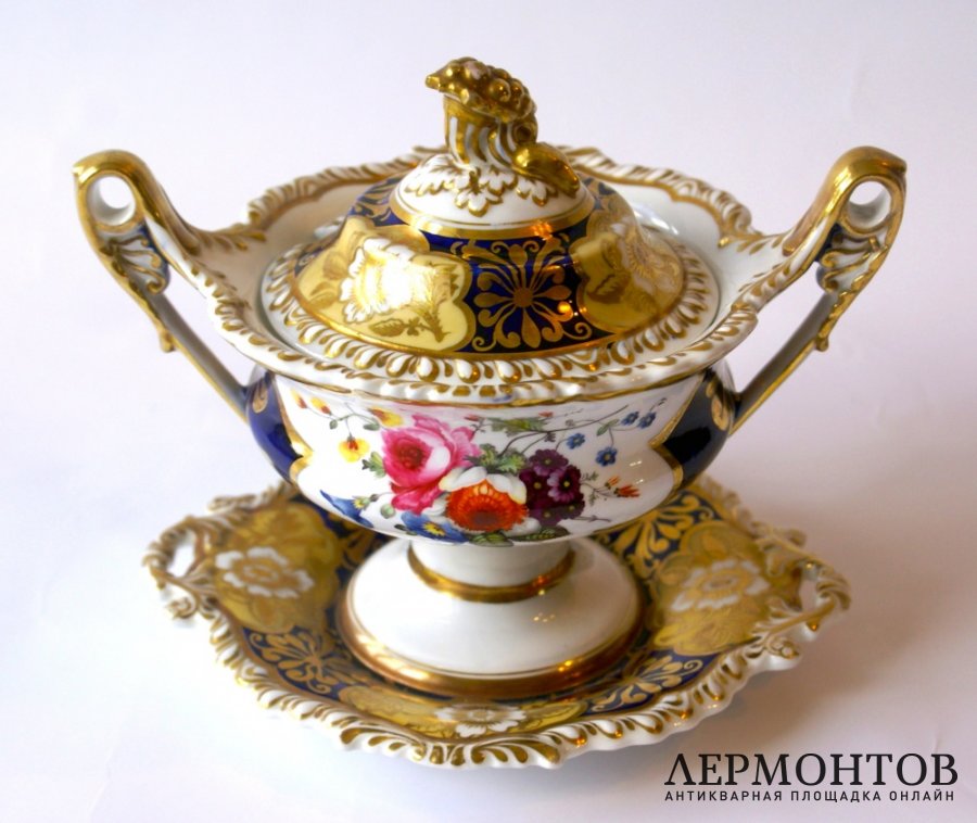 Фарфоровый десертный сервиз. Англия, Ridgway, с.1825