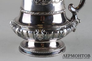 Кружка в стиле неоренессанс. Серебро 835 пробы. Швеция.