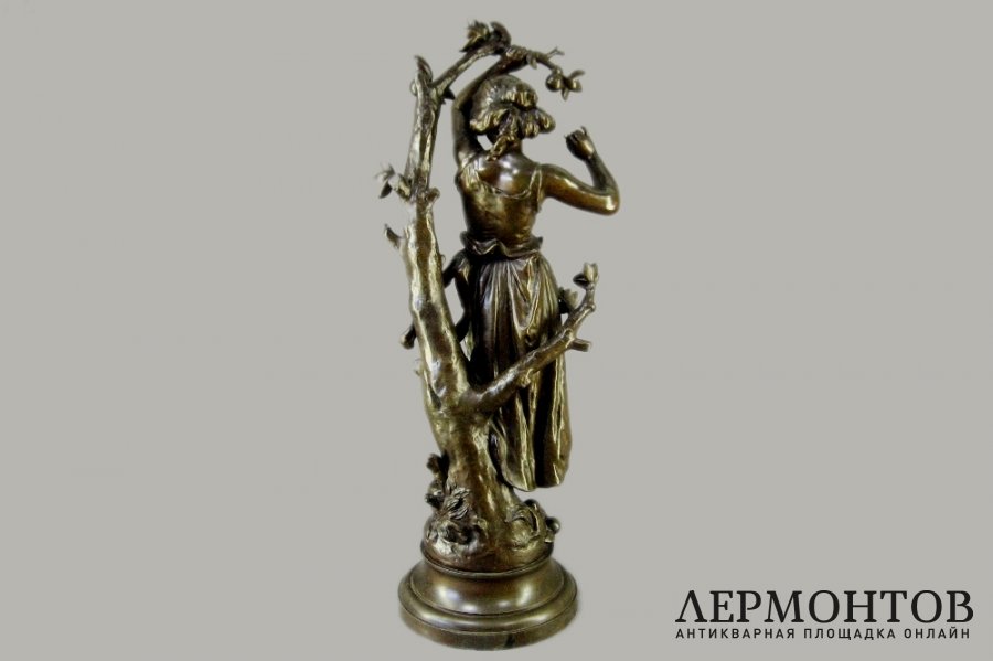 Скульптура Мирей. Бронза. Франция, Hippolyte Francois Moreau. 