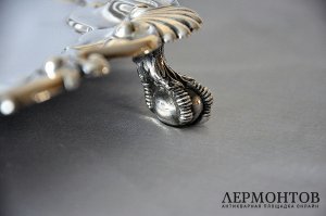 Большое блюдо Reid & Sons. Серебро 925. Англия
