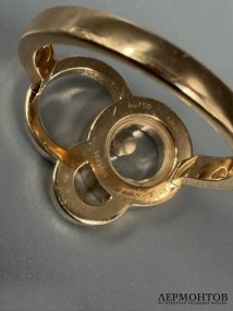 Кольцо «Happy Dreams» с бриллиантами. Розовое золото 750 пробы, Chopard