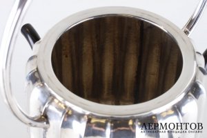 Бульотка в стиле ар-деко. Серебро 800 пробы. Германия,Wilhelm Binder.