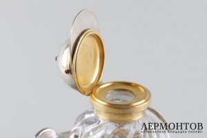 Чернильница. Англия, 2 половина 19 в. Латунь.