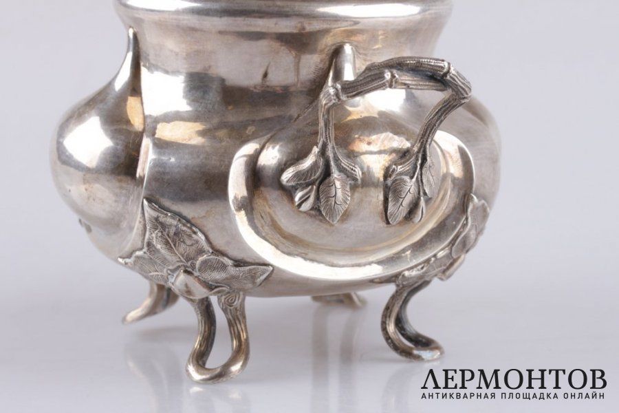 Сахарница в стиле ампир. Серебро 84 пробы. Российская империя