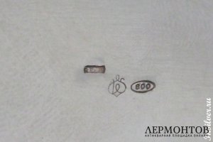 Большой кувшин SCHIAVON. Серебро 800. Италия
