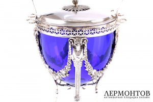 Ваза для конфитюра. СЕРЕБРО 950. ФРАНЦИЯ