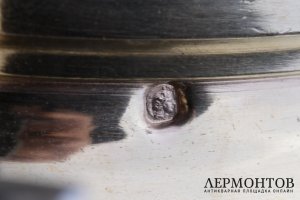 Чайный сервиз в стиле ампир. Aucoc. Серебро 950, золочение. Франция, XIX в.