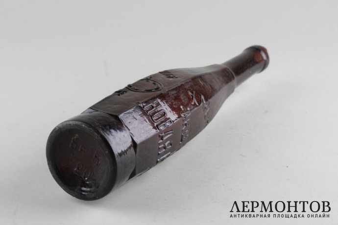 Бутылка, стекло, 19 век. Российская империя.