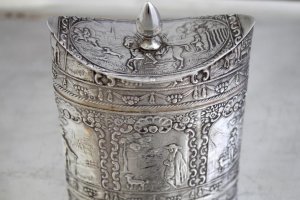 Чайница. Серебро 930. Голландия