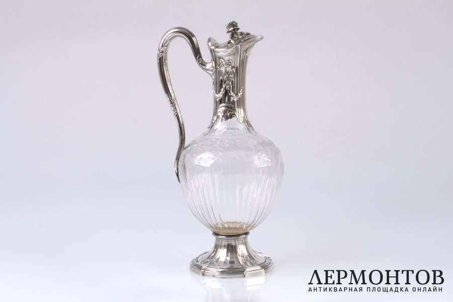 Декантер Emile Puiforcat. Серебро 950. Франция