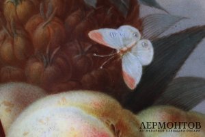 Пласт Натюрморт с фруктами. Большой овал. Фарфор, живопись. КРМ. Германия