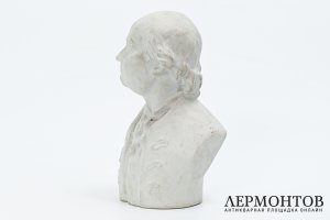 Бюст Михаила Васильевича Ломоносова. СССР, Ленинградский фарфоровый завод, 1950-е гг.