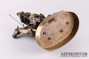 Скульптура Прощание казака с казачкой. Бронза. Россия,1880 гг, По модели Грачева.
