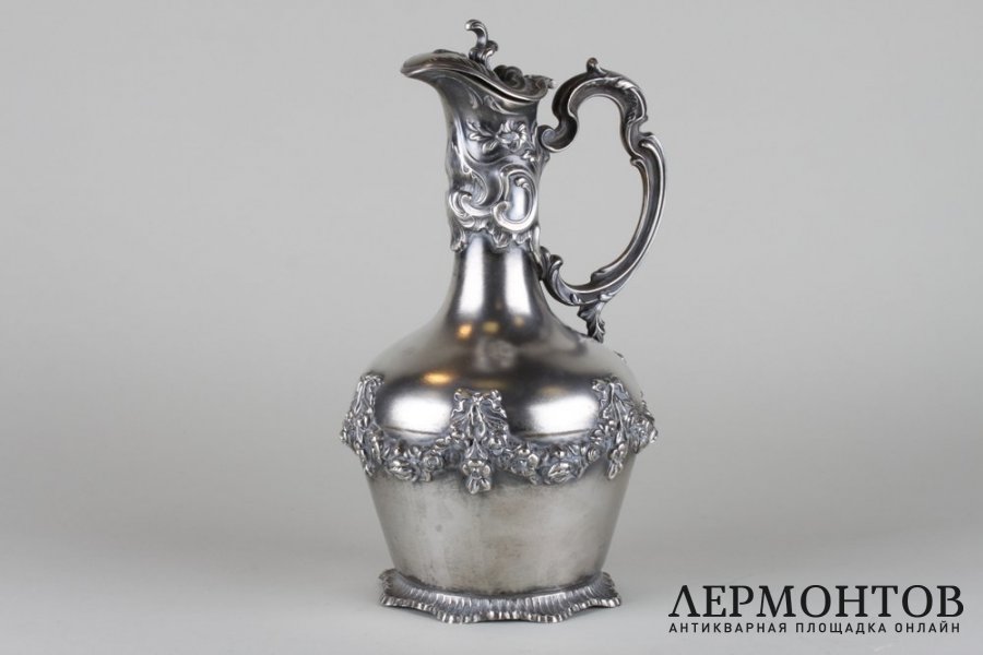 Графин. Серебро 925 пробы. Испания, конец 19-начало 20 века.