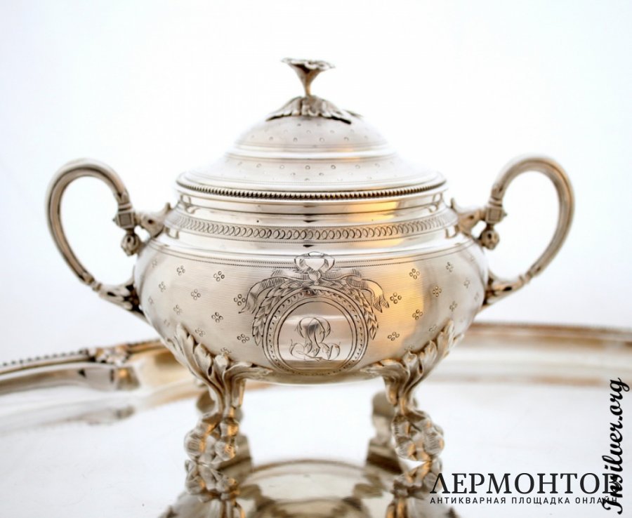 Чайный набор Harleux. Серебро 950. Франция.