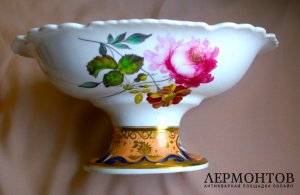 Фарфоровая сервировочная ваза. Англия, Ridgway, 1820е гг