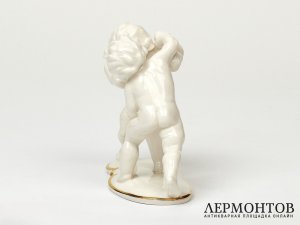 Статуэтка «Боксеры». Фарфор, Lorenz Hutschenreuther, Германия, 1938–1955 годы