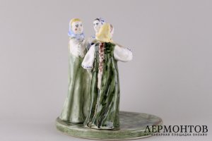 Статуэтка Хоровод. Россия, Конаково, вторая половина 20 в.
