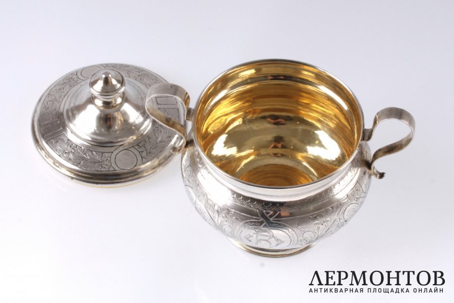 Сахарница. Серебро 84. Российская империя